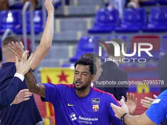 Cory Higgins during the match between FC Barcelona and UCAM Murcia CB, corresponding to the week 1 of the Liga Endesa, played at the Palau B...