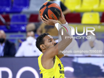 Sadiel Rojas during the match between FC Barcelona and UCAM Murcia CB, corresponding to the week 1 of the Liga Endesa, played at the Palau B...