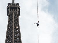 On September 18, 2021, French highliner Nathan Paulin will perform on a 70-meter-high, 670-meter-long slackline between the Eiffel Tower and...