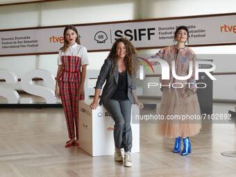 Claudia Llosa, Dolores Fonzi and Maria Valverde at photocall for film Distancia de Rescate during the 69th San Sebastian Film Festival in Sa...
