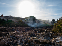 Fondo Favale after the fire and the intervention of the Fire Brigade, on 20 September 2021 in Molfetta.
Around 11:00, a huge fire broke out...