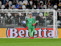 Wojciech Szczesny of Juventus FC in action during the Serie A 2021/22 match between Juventus FC and AC Milan at Allianz Stadium on September...