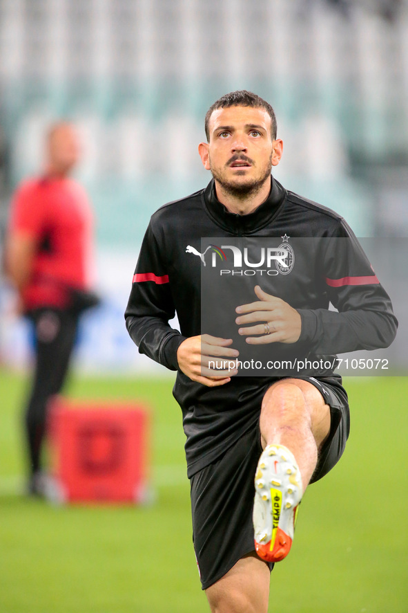 Alessandro Florenzi (Ac Milan) during the Italian championship Serie A football match between Juventus FC and AC Milan FC on September 19, 2...