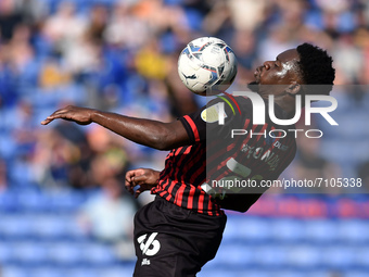  Stock action picture of Mike Fondop of Hartlepool United during the Sky Bet League 2 match between Oldham Athletic and Hartlepool United at...