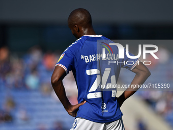  Stock action picture of Oldham Athletic's Dylan Bahamboula during the Sky Bet League 2 match between Oldham Athletic and Hartlepool United...