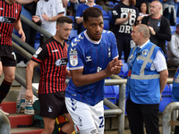  Oldham Athletic's Raphal Diarra during the Sky Bet League 2 match between Oldham Athletic and Hartlepool United at Boundary Park, Oldham, U...