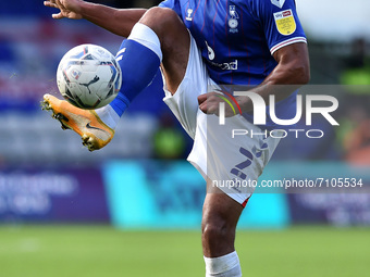  Stock action picture of Oldham Athletic's Jordan Clarke during the Sky Bet League 2 match between Oldham Athletic and Hartlepool United at...