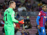 Marc Andre Ter Stegen during the match between FC Barcelona and Granada CF, corresponding to the week 5 of the group A of the Liga Santander...