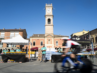 The center of Forlimpopoli, during Ironman Italy 2021, on September 18, 2021. Ironman Italy 2019 in Cervia, Emilia Romagna, Italy. More than...