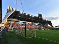 General view of the Brentford Community Stadium before the Carabao Cup match between Brentford and Oldham Athletic at the Brentford Communit...