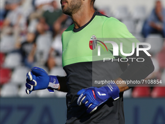 Nicola Leali during Serie B match between Alessandria v Ascoli in Alessandria, on September 21, 2021  (