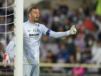 Samir Handanovic of FC Internazionale yells during the Serie A match between ACF Fiorentina and FC Internazionale at Stadio Artemio Franchi,...