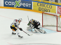 Niklas Schlegel Lugano Hockey HC Lugano Vs. EV Zug National League season 2021/2022 on 21 September 2021 in Corner Arena in Lugano, Swizzerl...