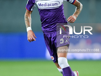 Cristiano Biraghi of ACF Fiorentina during the Serie A match between ACF Fiorentina and FC Internazionale at Stadio Artemio Franchi, Florenc...