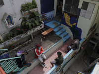 A view inside the Casa Tochán (Our house in Nahuatl) shelter, located on the outskirts of Mexico City, where Haitian migrants and other nati...