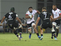 Vincent Tshituka (Lions) carries the ball during the United Rugby Championship match Zebre Rugby Club vs Emirates Lions on September 24, 202...
