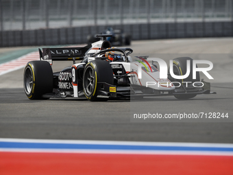09 Lundgaard Christian (dnk), ART Grand Prix, Dallara F2, action during the 6th round of the 2021 FIA Formula 2 Championship from September...