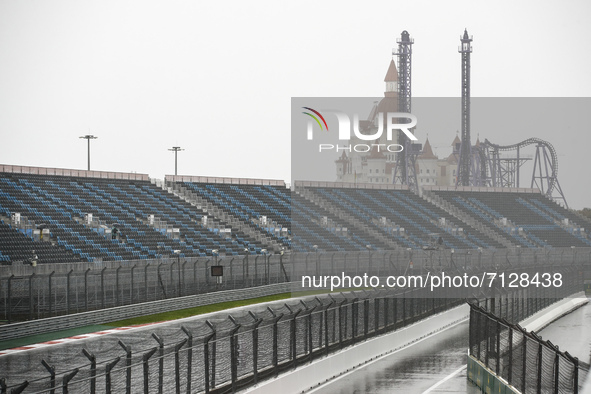 Rain ambiance during the Formula 1 VTB Russian Grand Prix 2021, 15th round of the 2021 FIA Formula One World Championship from September 24...