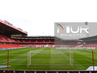 
General view inside the City Ground ahead of kick-off of the  during the Sky Bet Championship match between Nottingham Forest and Millwall...