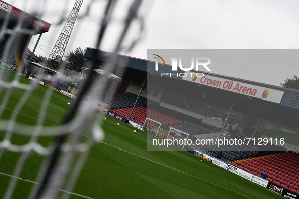 General view of Spotland Stadium before the Sky Bet League 2 match between Rochdale and Oldham Athletic at Spotland Stadium, Rochdale on Sat...