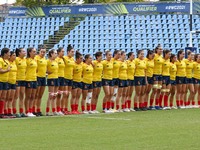 SPAIN LINE UP during the World Cup Rugby Women's World Cup 2022 Qualifiers - Italy vs Spain on September 25, 2021 at the Lanfranchi Stad...