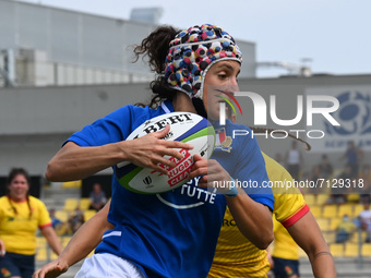 Michela Sillari (Italy) during the World Cup Rugby Women's World Cup 2022 Qualifiers - Italy vs Spain on September 25, 2021 at the Lanfr...
