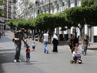 7th edition of the day without cars in the city center of Algiers To preserve the environment. Alger, Algeria 31/07/2015
 (