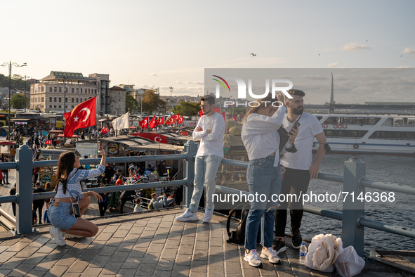 Daily Life In Istanbul, Turkey on September 28, 2021. 