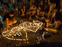 Hundreds of citizens pay tribute to Shira Banki, 16-year-old stabbed in Jerusalem pride parade succumbs to wounds. She died today in Hospita...
