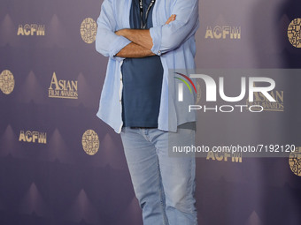 Director Ahmad Bahrami attends the 15th Asian Film Awards during the 26th Busan International Film Festival at Paradise Hotel on October 08,...
