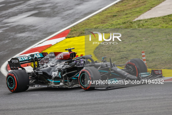 during the Formula 1 Rolex Turkish Grand Prix 2021, 16th round of the 2021 FIA Formula One World Championship from October 8 to 10, 2021 on...
