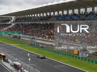 Action during the Formula 1 Rolex Turkish Grand Prix 2021, 16th round of the 2021 FIA Formula One World Championship from October 8 to 10, 2...