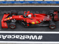 16 LECLERC Charles (mco), Scuderia Ferrari SF21, action during the Formula 1 Rolex Turkish Grand Prix 2021, 16th round of the 2021 FIA Formu...