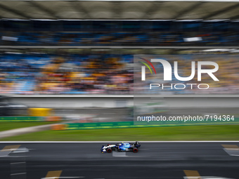 06 LATIFI Nicholas (can), Williams Racing F1 FW43B, action during the Formula 1 Rolex Turkish Grand Prix 2021, 16th round of the 2021 FIA Fo...