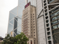 Bank Of China Building  in Hong Kong, China, on October 12, 2021. (