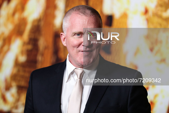 Actor Anthony Michael Hall arrives at the Costume Party Premiere Of Universal Pictures' 'Halloween Kills' held at the TCL Chinese Theatre IM...