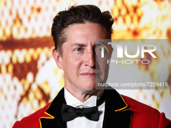 Director/filmmaker David Gordon Green arrives at the Costume Party Premiere Of Universal Pictures' 'Halloween Kills' held at the TCL Chinese...