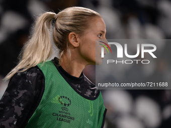 Tuija Hyyrynen of Juventus  during the Group A - UEFA Women's Champions match between Juventus FC Women and Chelsea FC Women, in Turin at Al...