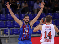 Nikola Mirotic during the match between FC Barcelona and Olympiacos BC, corresponding to the week 3 of the Euroleague, played at the Palau B...