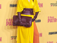 Raquel Sanchez Silva attends the 'El buen patron' movie premiere at Callao cinema in Madrid, Spain (