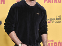 Alfonso Bassave attends the 'El buen patron' movie premiere at Callao cinema in Madrid, Spain (