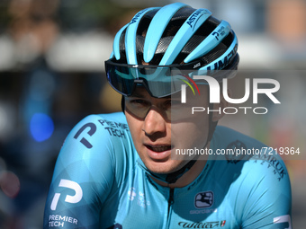 Alexey Lutsenko of Kazakhstan and Astana Team at the start of the Serenissima Gravel, the 132.1km bicycle pro gravel race from Lido di Jesol...