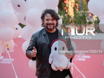 Lillo Petrolo attends the red carpet of the movie 