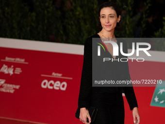 Elena Lietti attends the red carpet of the movie 