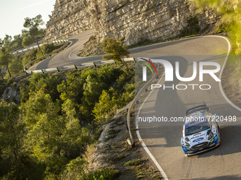 44 Greensmith Gus (gbr), Patterson Chris (irl), M-Sport Ford World Rally Team, Ford Fiesta WRC, action during the RACC Rally Catalunya de Es...