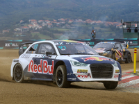 Enzo IDE (BEL) in Audi S1 of KYB EKS JC in action during the World RX of Portugal 2021, at Montalegre International Circuit, on 16 October,...