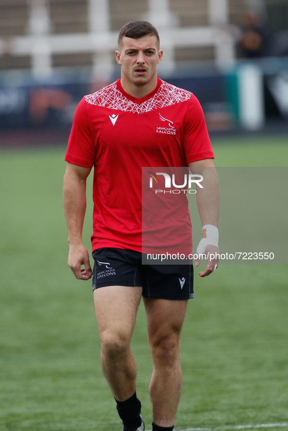 Adam Radwan of Newcastle Falcons pictured before the Gallagher Premiership match between Newcastle Falcons and Bristol at Kingston Park, New...