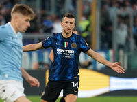 Ivan Perisic of Fc Internazionale Milano during the Serie A match between Ss Lazio and Fc Internazionale Milano on  October 16, 2021 stadium...