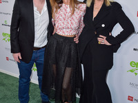 K. Asher Levin and Debbie Levin arrive at the Environmental Media Association (EMA) Awards Gala 2021 held at GEARBOX LA on October 16, 2021...