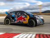 Timmy HANSEN (SWE) in Peugeot 208 of Hansen World RX Team in action during the Semi-Final of World RX of Portugal 2021, at Montalegre Intern...